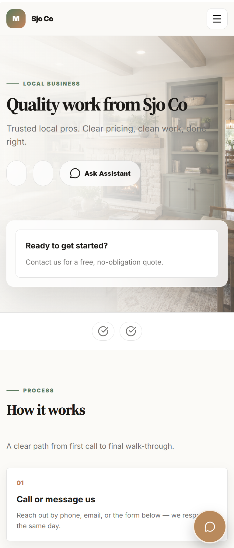Classic website design template by MightyMax