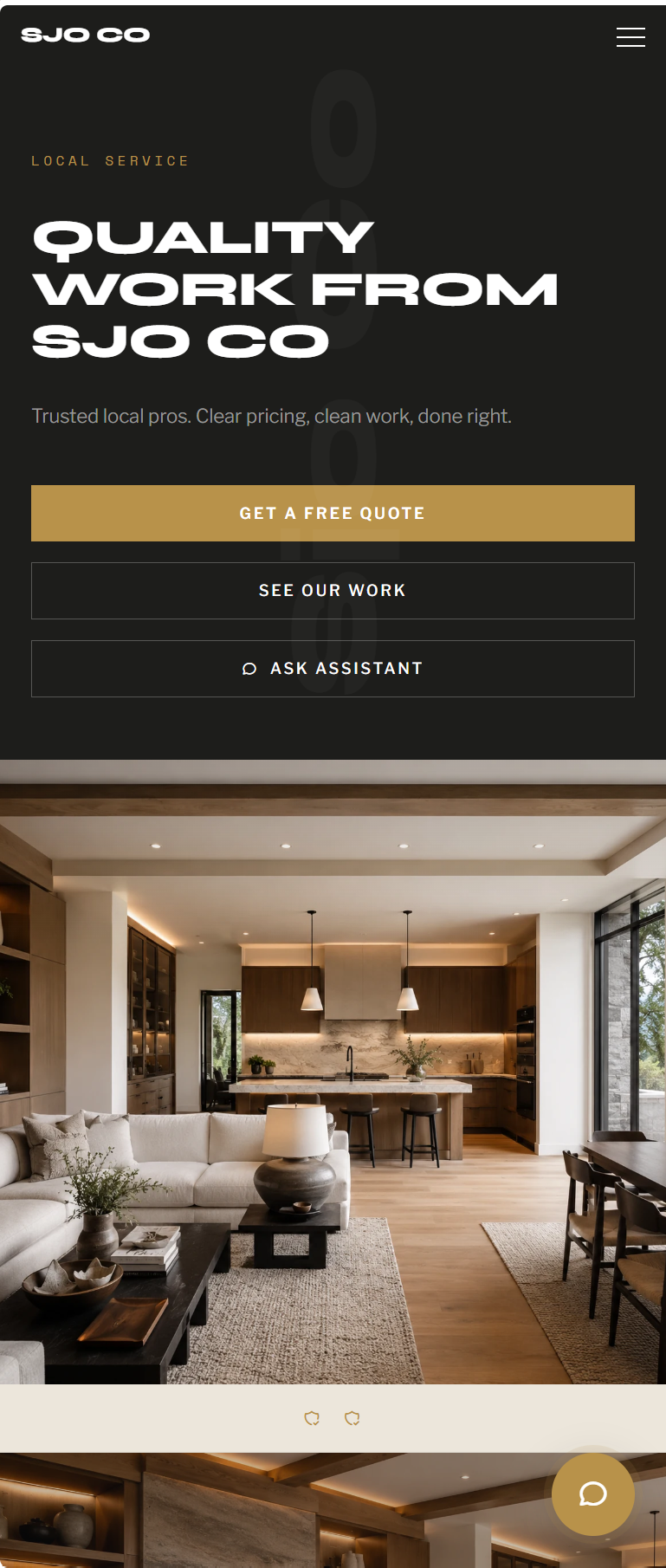 Bold website design template by MightyMax